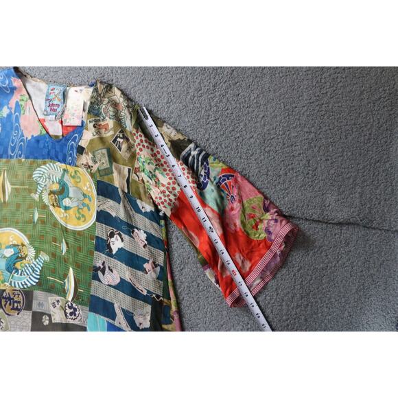 New Johnny Was Tunic Shirt Womens Small Multi Samantha Japanese Print - Picture 7 of 9